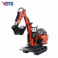 VTW-O8 China 0.8ton mini excavator trench digger soil digging machinery