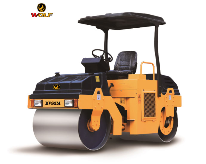 3 ton road roller for repairing the asphalt pavement