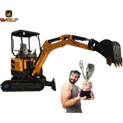 Wolf digger WE20  mini excavator with extended chassis