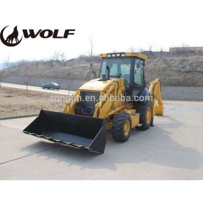 WOLF WZ25-10 backhoe loader,4wd backhoe loader WZ25-10 tire for 14-17.5